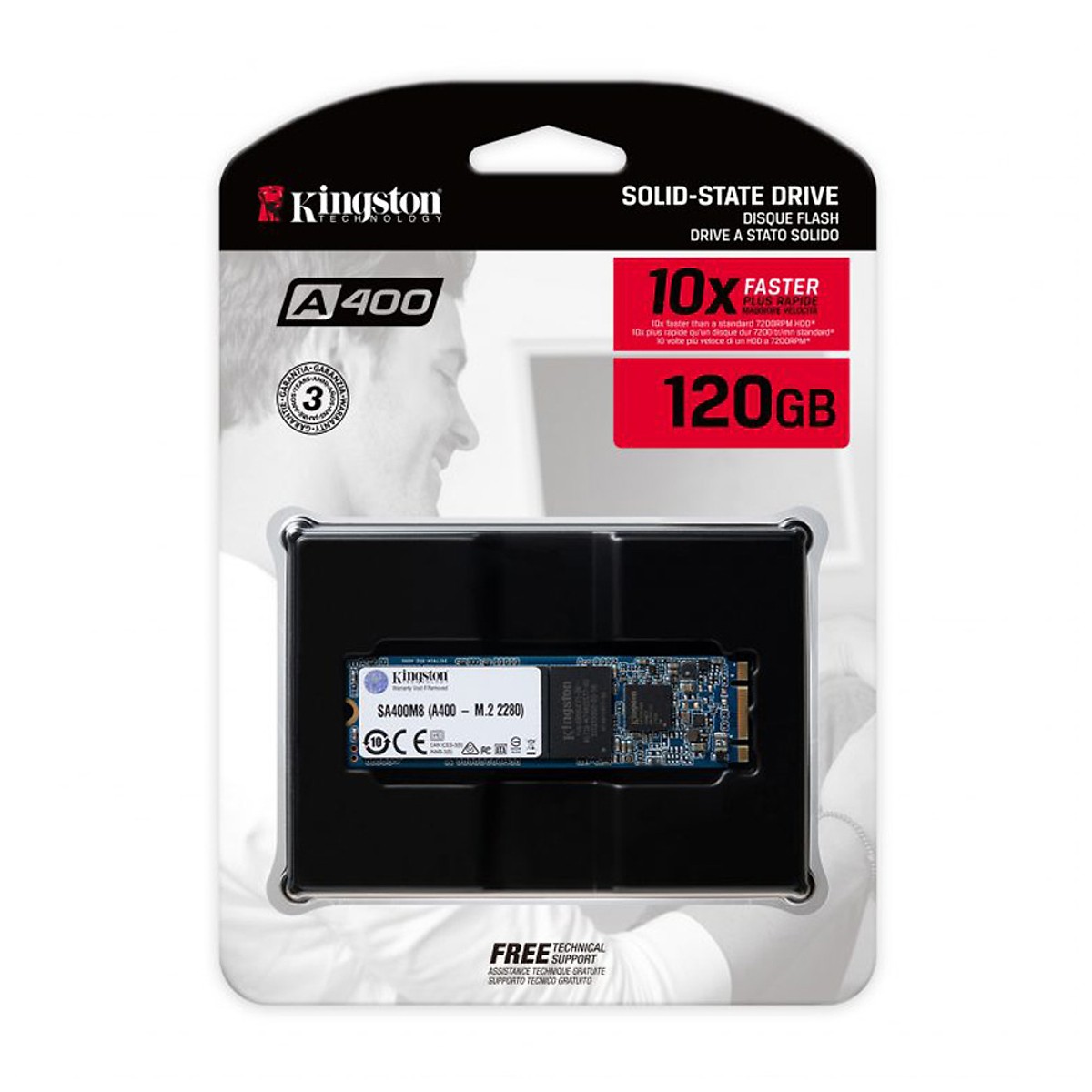 Ổ cứng SSD Kingston A400 M.2 2280 120GB SA400M8/120G 