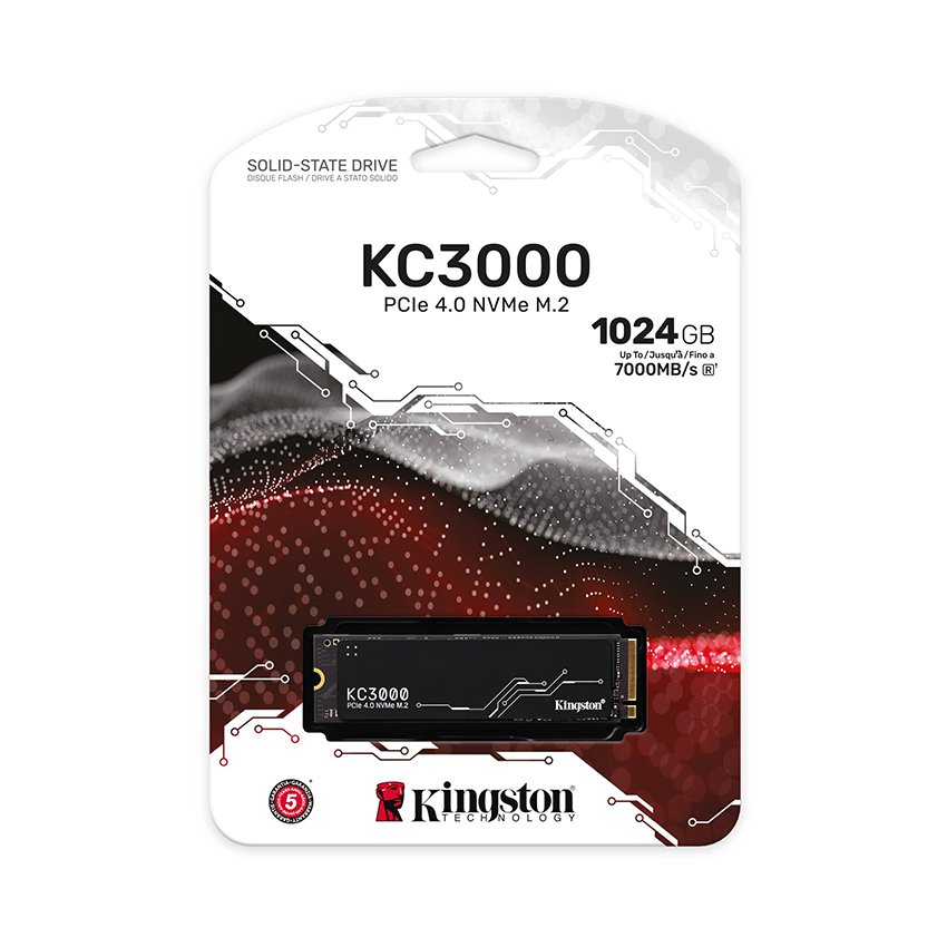 Ổ cứng SSD Kingston KC3000 NVMe™ PCIe Gen 4.0 SKC3000S/1024G