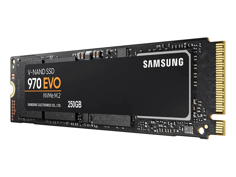 Ổ Cứng SSD SAMSUNG 970 EVO 250GB NVMe M.2 MZ-V7E250BW