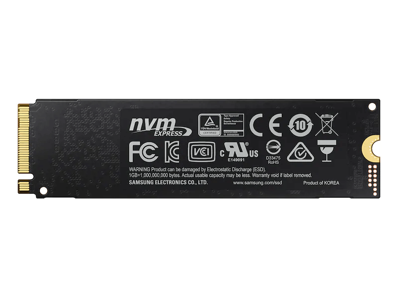 Ổ Cứng SSD SAMSUNG 970 EVO 250GB NVMe M.2 MZ-V7E250BW