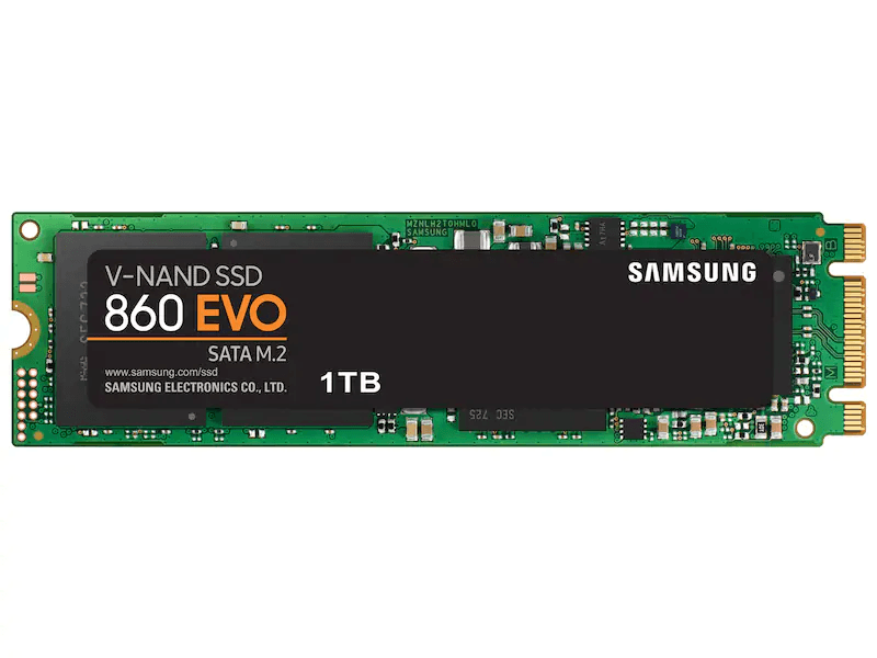 Ổ Cứng SSD Sata III M.2 2280 1TB Samsung 860 Evo MZ-N6E1T0BW