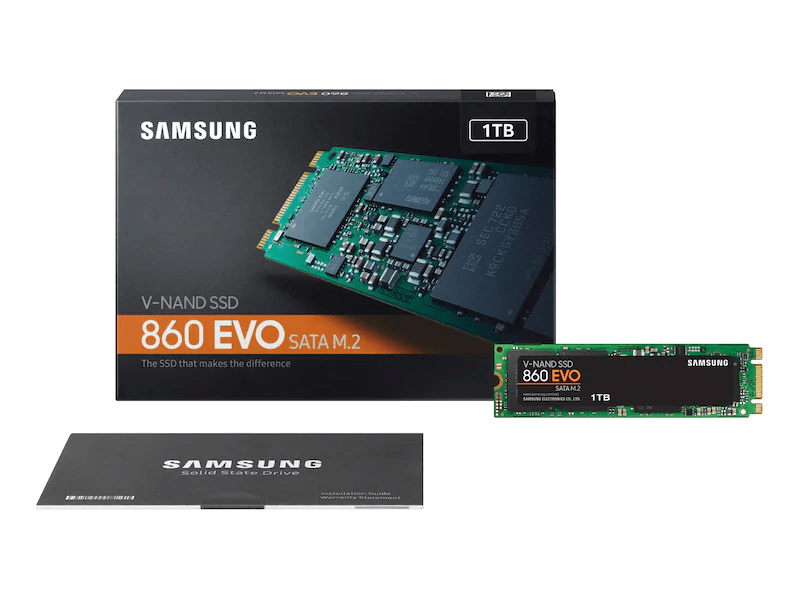 Ổ Cứng SSD Sata III M.2 2280 1TB Samsung 860 Evo MZ-N6E1T0BW