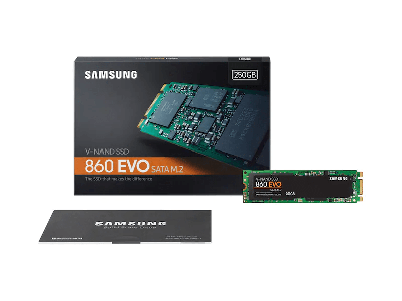 Ổ Cứng SSD Sata III M.2 2280 250GB Samsung 860 Evo MZ-N6E250BW