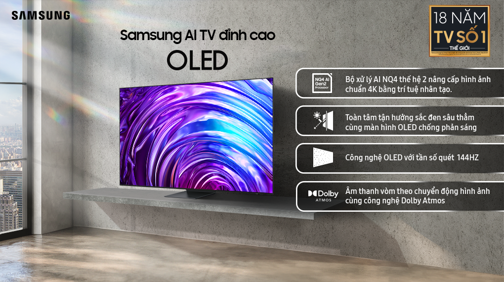 OLED Tivi 4K Samsung 65 inch 65S95D Smart TV