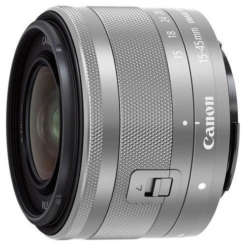 Ống kính Canon EF-M15-45mm f/3.5-6.3 IS STM - Silver (Hàng chính hãng LBM)