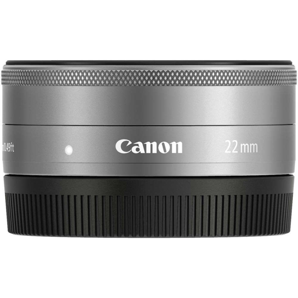 Ống kính Canon EF-M22mm f/2 STM silver (Hàng chính hãng LBM)