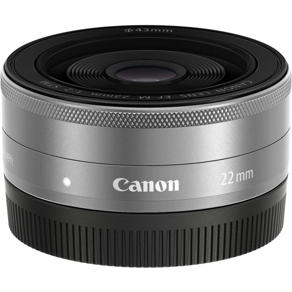 Ống kính Canon EF-M22mm f/2 STM silver (Hàng chính hãng LBM)