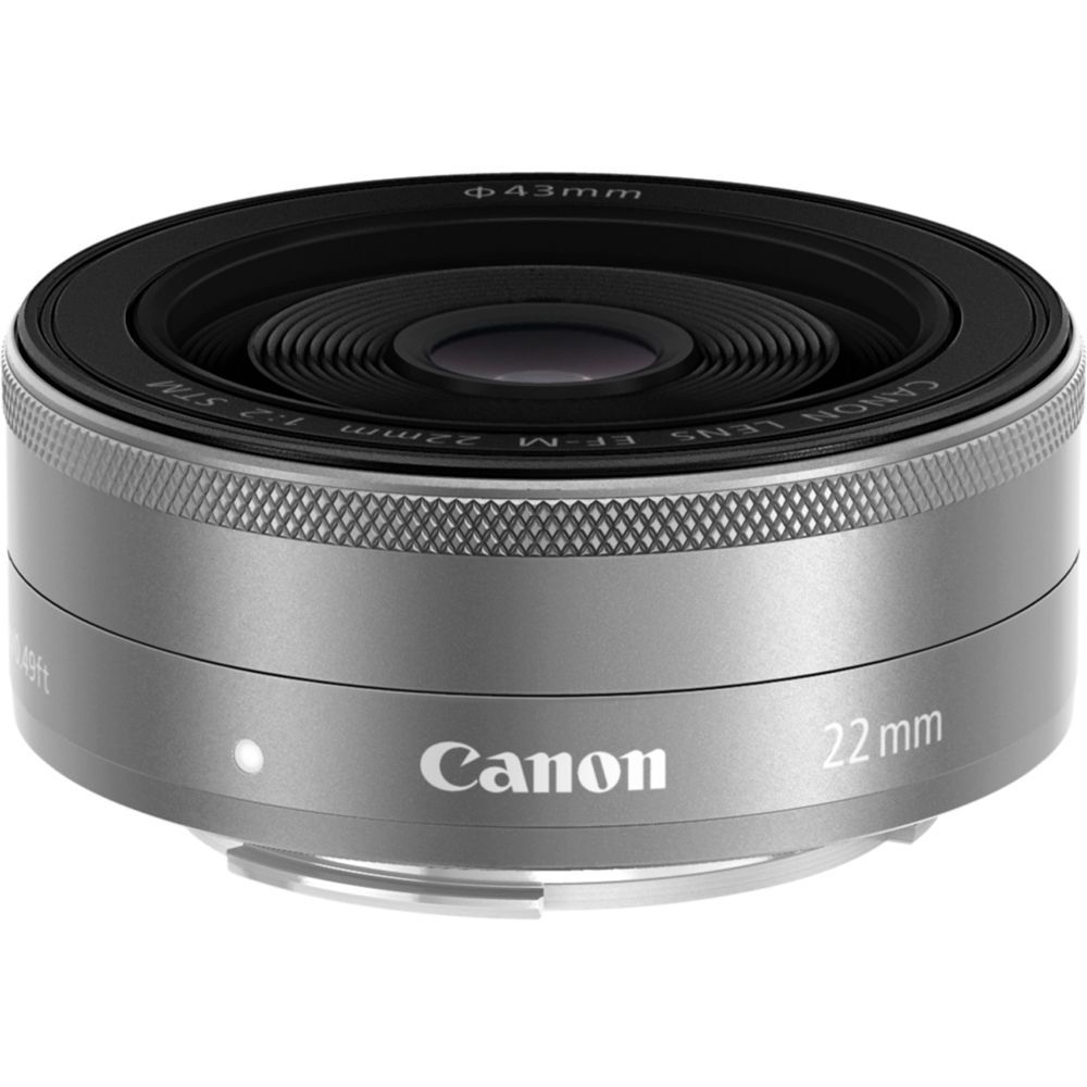 Ống kính Canon EF-M22mm f/2 STM silver (Hàng chính hãng LBM)