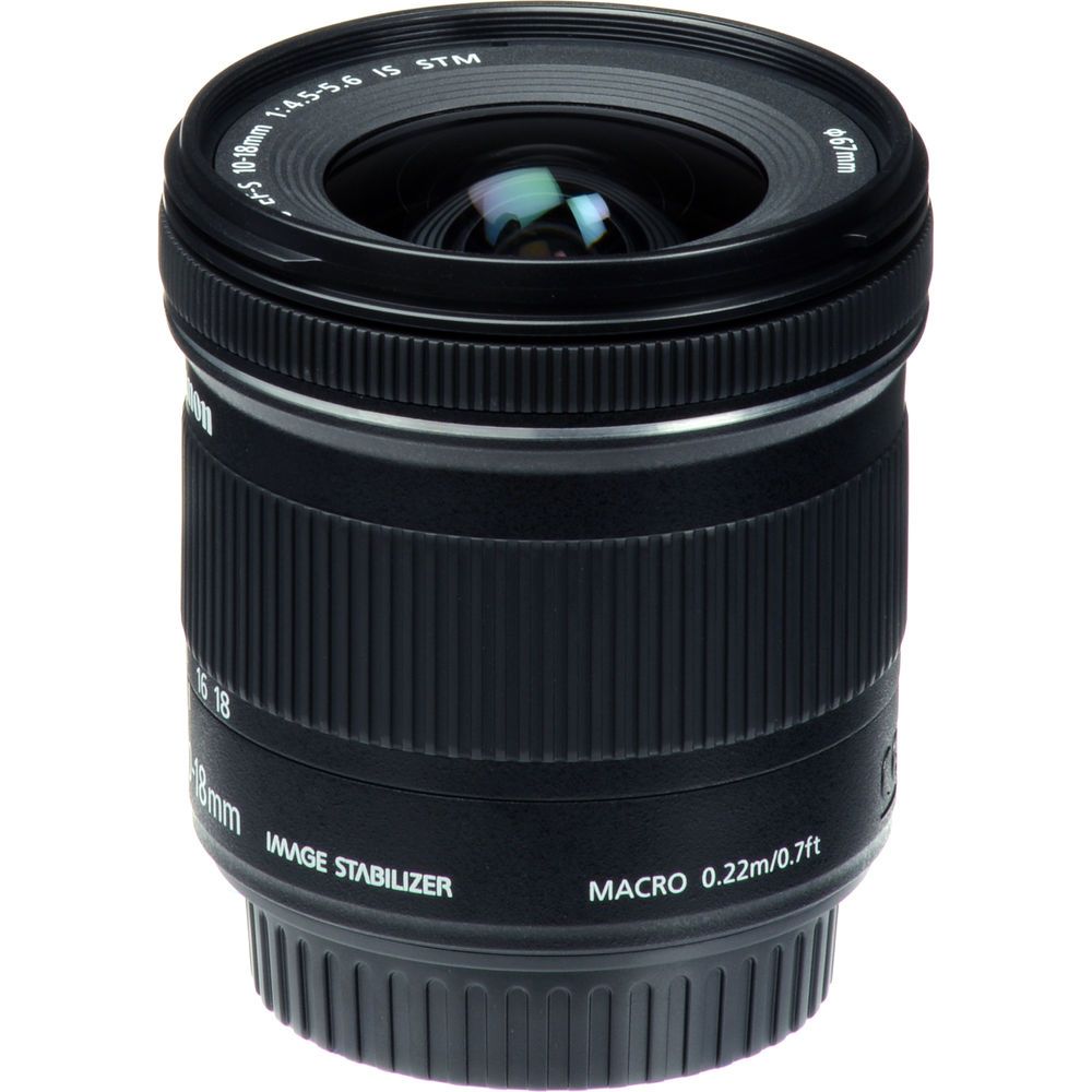 Ống kính Canon EF-S10-18mm f/4.5-5.6 IS STM (Hàng chính hãng LBM)