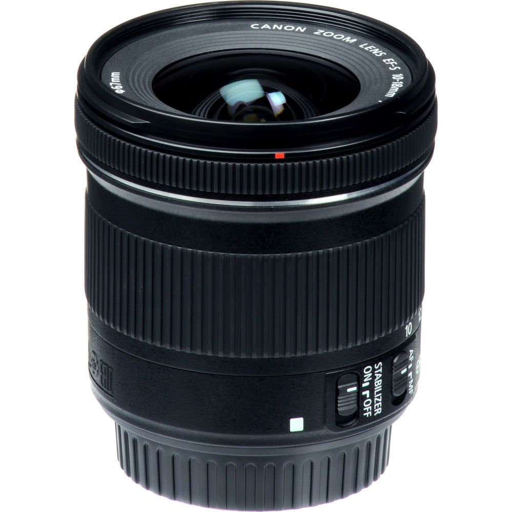 Ống kính Canon EF-S10-18mm f/4.5-5.6 IS STM (Hàng chính hãng LBM)