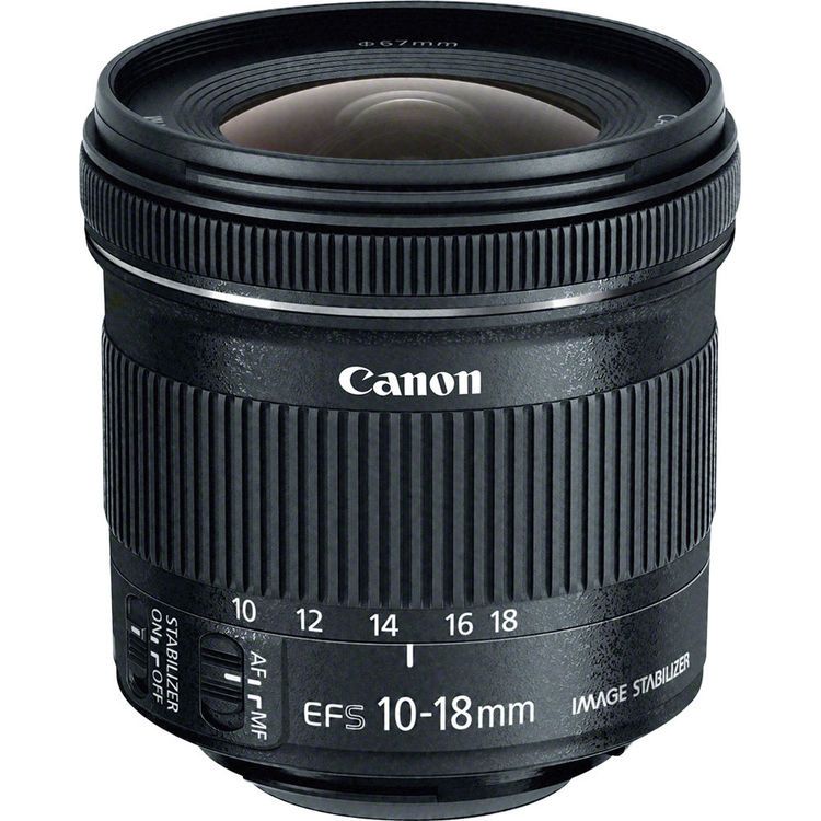 Ống kính Canon EF-S10-18mm f/4.5-5.6 IS STM (Hàng chính hãng LBM)