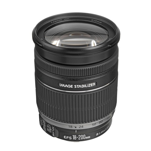 Ống kính Canon EF-S18-200 3.5-5.6 IS (Hàng chính hãng LBM)