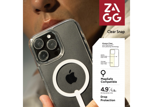 Ốp lưng iPhone 16 - ZAGG ESNTL Snap - Clear - 702315565