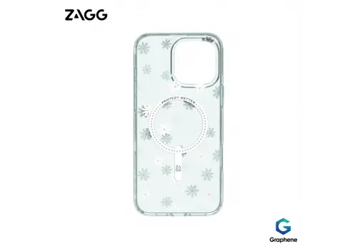 Ốp lưng iPhone 16 - ZAGG Milan Snap - Green Daisies - 702316373