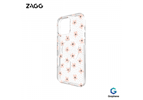 Ốp lưng iPhone 16 - ZAGG Milan Snap - Pink Daisies - 702316369