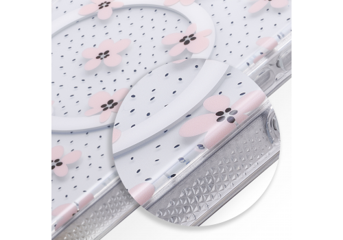 Ốp lưng iPhone 16 - ZAGG Milan Snap - Pink Daisies - 702316369