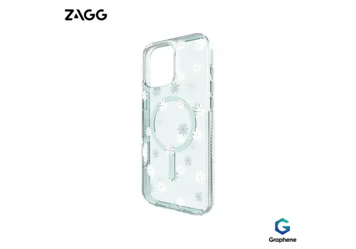 Ốp lưng iPhone 16 Plus - ZAGG Milan Snap - Green Daisies - 702316374