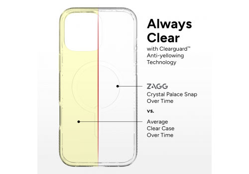 Ốp lưng iPhone 16 Pro - ZAGG Crystal Palace Snap - Clear - 702315044