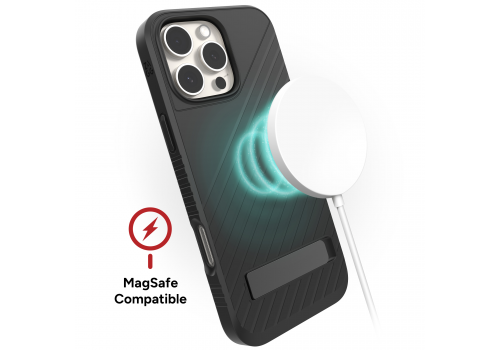 Ốp lưng iPhone 16 Pro - ZAGG Denali Snap KS - Black - 702315252