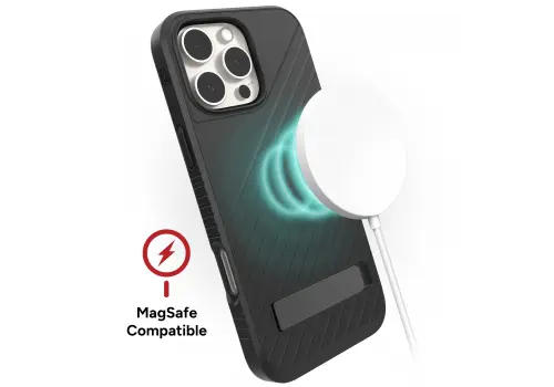 Ốp lưng iPhone 16 Pro - ZAGG Denali Snap KS - Black - 702315252