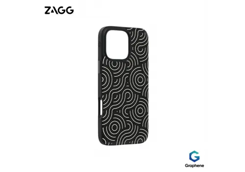 Ốp lưng iPhone 16 Pro Max - ZAGG London Snap - Black Hexagon - 702316404