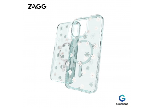 Ốp lưng iPhone 16 Pro Max - ZAGG Milan Snap - Green Daisies - 702316376