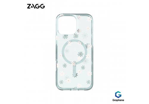 Ốp lưng iPhone 16 Pro Max - ZAGG Milan Snap - Green Daisies - 702316376
