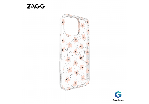 Ốp lưng iPhone 16 Pro Max - ZAGG Milan Snap - Pink Daisies - 702316372
