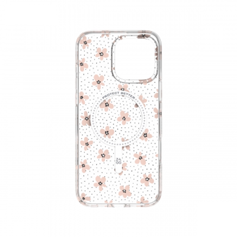 Ốp lưng iPhone 16 Pro Max - ZAGG Milan Snap - Pink Daisies - 702316372