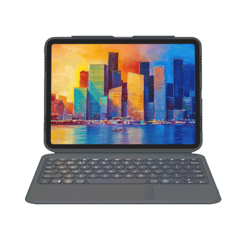 Ốp lưng kèm bàn phím ZAGG Keyboard Pro Keys-Apple-iPad 10.9/11 Pro-Black/Gray-UK-103407271