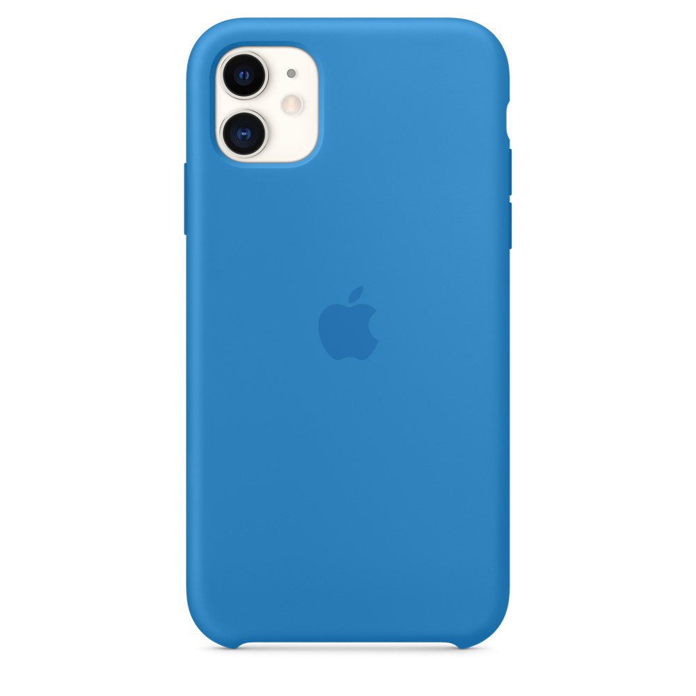 Ốp lưng Iphone 11 Silicon Case Surf Blue - FEA (Chính hãng Apple)