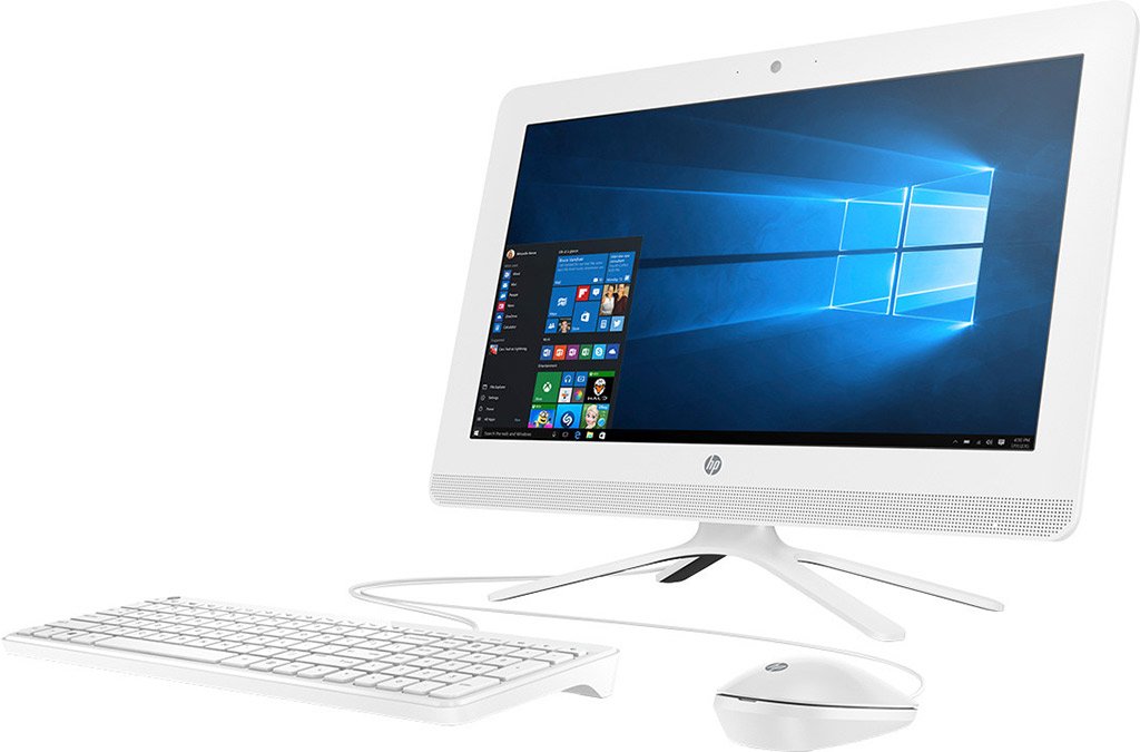 PC AIO HP 20-c403d(3JU96AA) J5005/4GB/1TB/DVDRW/Win 10/Wifi ac/19.5FHD,white