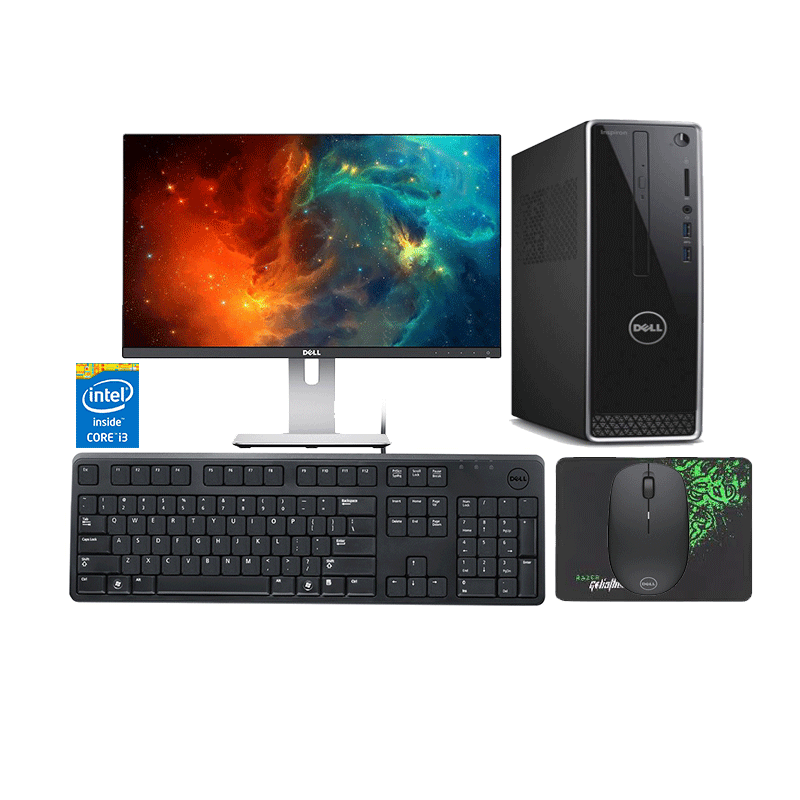 PC Dell Ins 3470ST(V8X6M2)i3-9100/4GB/1TB/DVDRW/K+M/Wifi ac,1YW