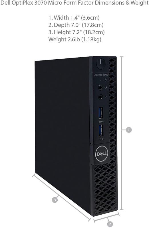 PC Dell OptiPlex 3070 Micro(42OC370002) Core i3-9100T, Ram 4GB