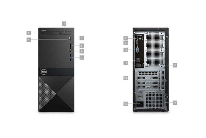 PC Dell Vos 3670(J84NJ11)