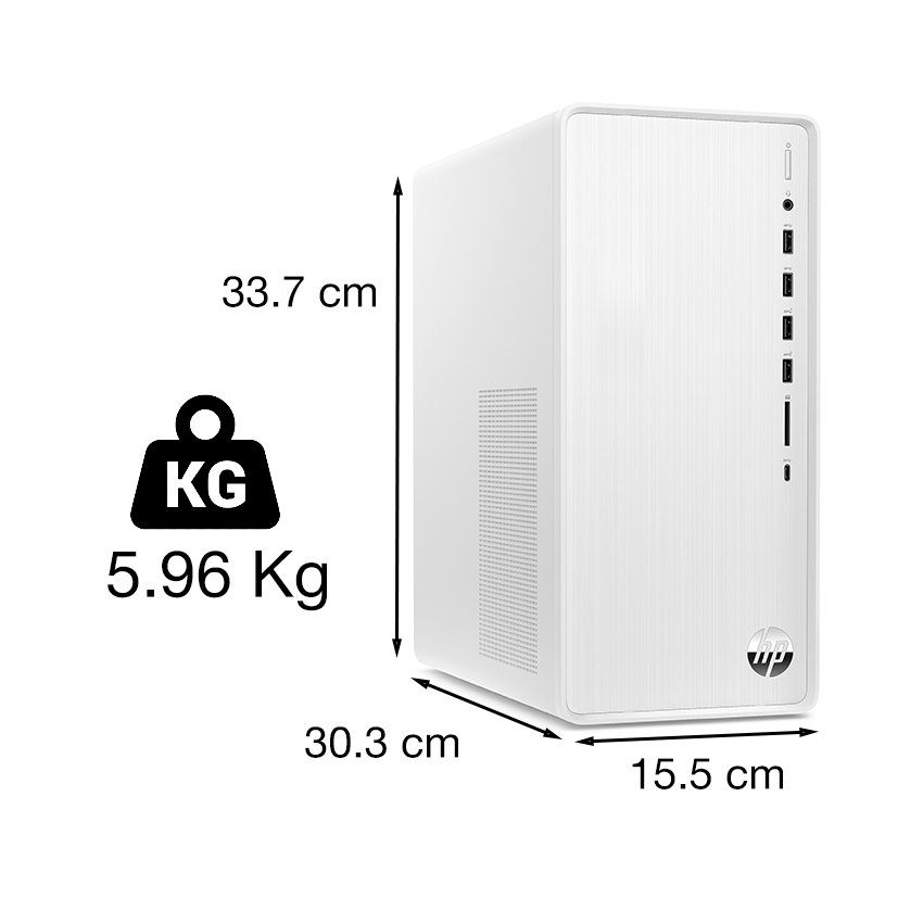 PC HP Pavilion TP01-3010d(6K7B0PA) i3-12100/8GB/256GB SSD/Win11/K+M/Wifi ac,white