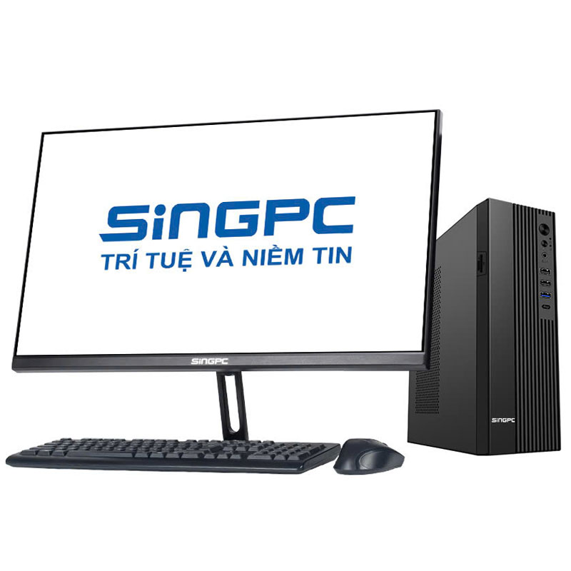 PC SingPC R53.7M495F-W(AMD Ryzen5 Pro 4650G/16GB/512GB SSD/wifi6/VGA Radeon Graphics/Win11 Pro, KB+M USB)