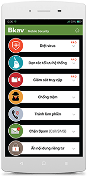 Phần mềm BKAV Mobile Security 1 Year