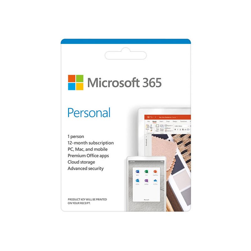 Phần mềm Microsoft 365 Personal 32-bit/x64 All Languages 1YR Online (QQ2-00003) - Key điện tử 1 user - 5 thiết bị - Win/Mac