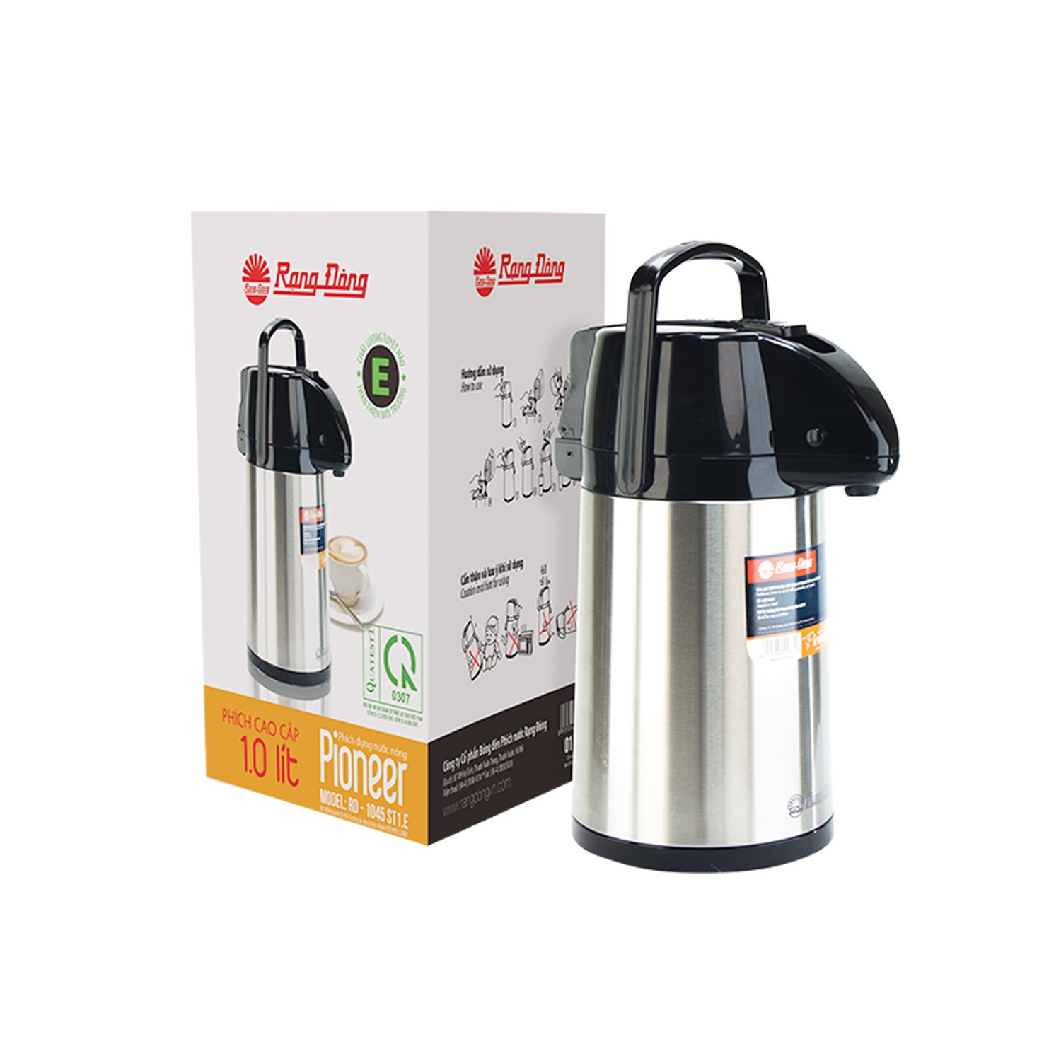 Phích nước cao cấp Rạng Đông 1045 ST1.E - 1L