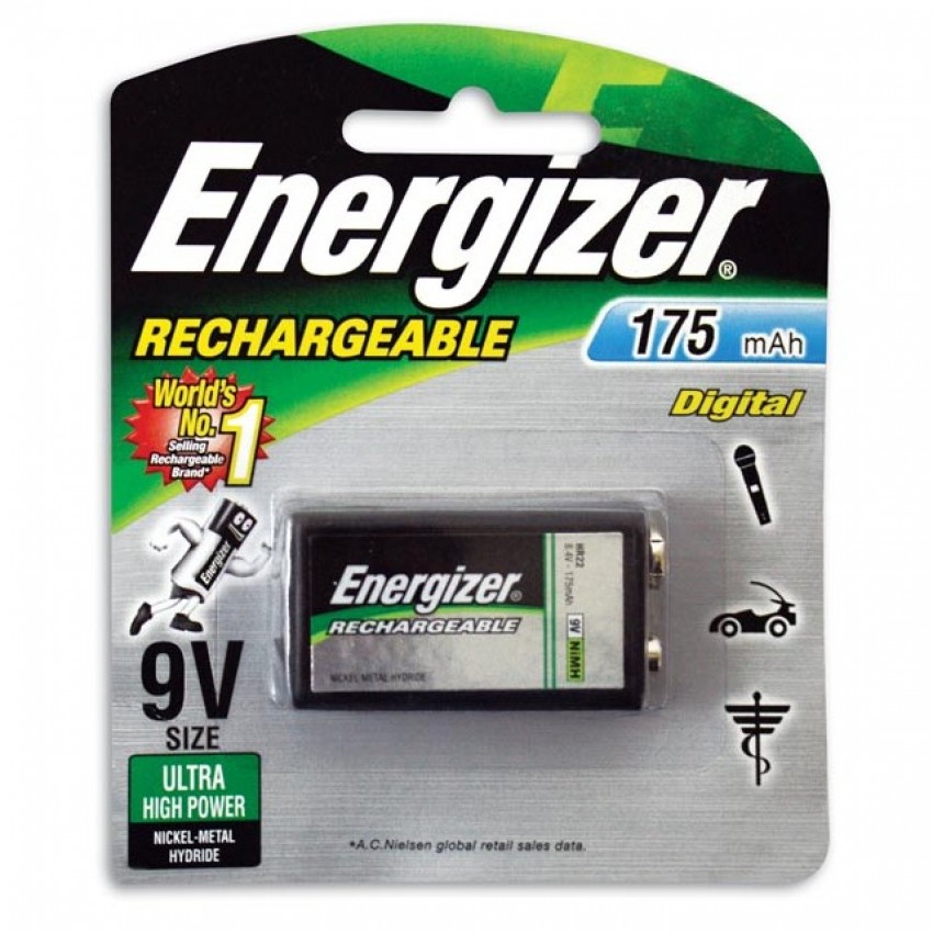 Pin 9 Volt sạc Energizer 175mAh NH22BP1 - BH 30 ngày