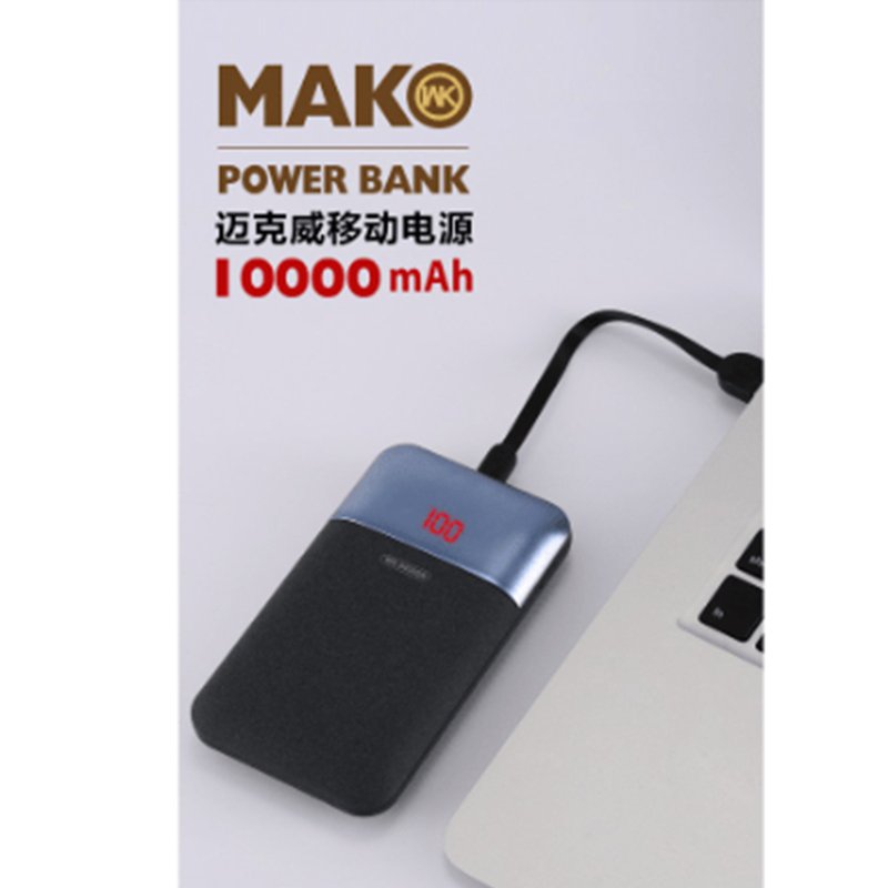 Pin dự phòng WK WP-019 Mako 10.000mAh - Bảo hành 30 ngày