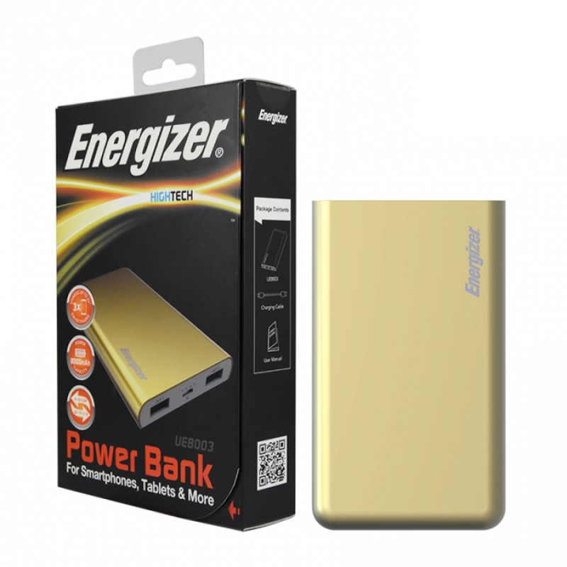 PIN DỰ PHÒNG 2 CỔNG ENERGIZER 8000MAH UE8003
