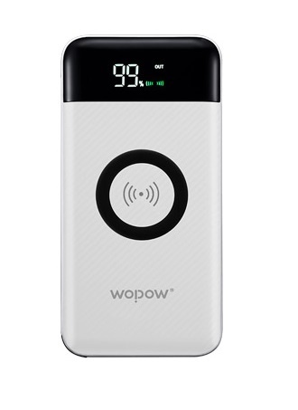 Pin dự phòng kết hợp sạc không dây Wopow PW12 10.000mAh