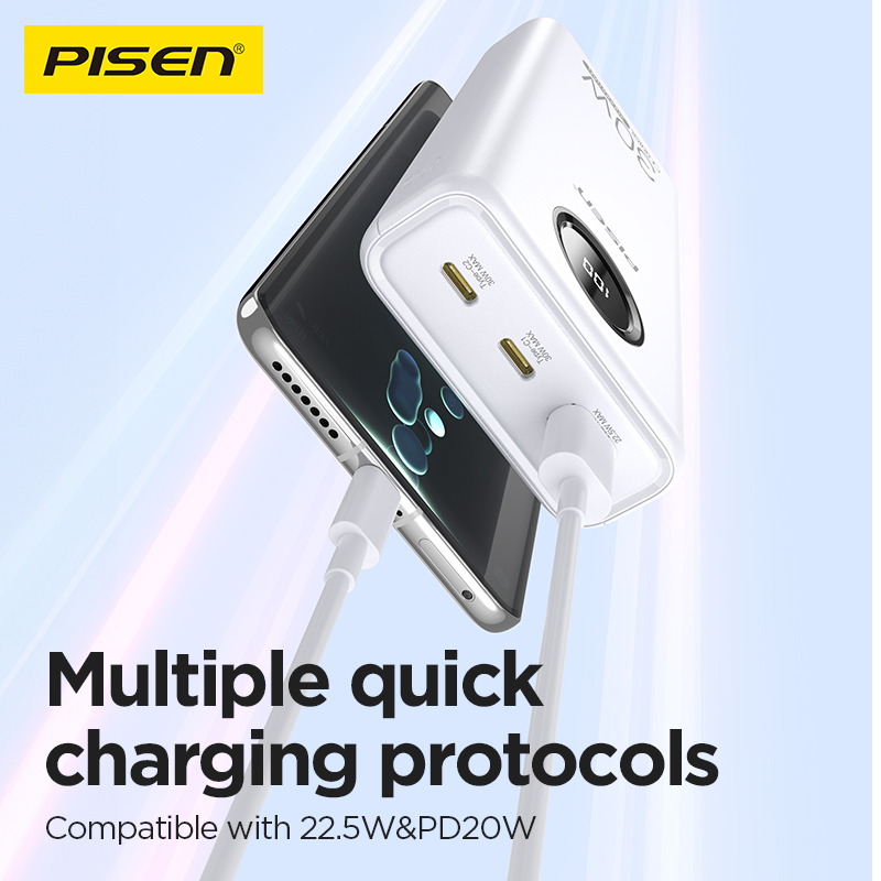 Pin dự phòng Pisen QUICK -Power Cube 30W 20000mAh TS-D337(GLB)