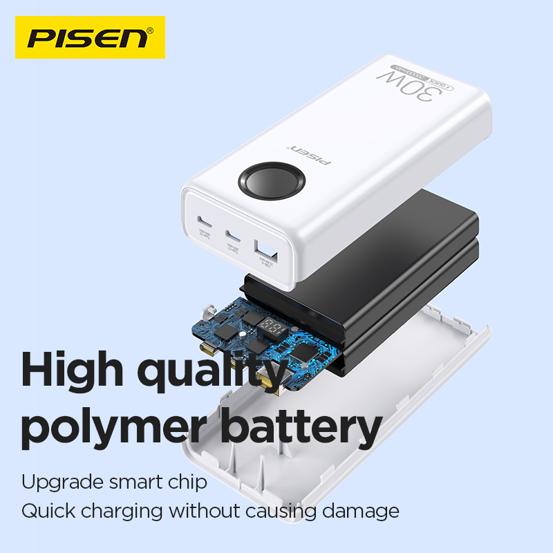 Pin dự phòng Pisen QUICK -Power Cube 30W 20000mAh TS-D337(GLB)