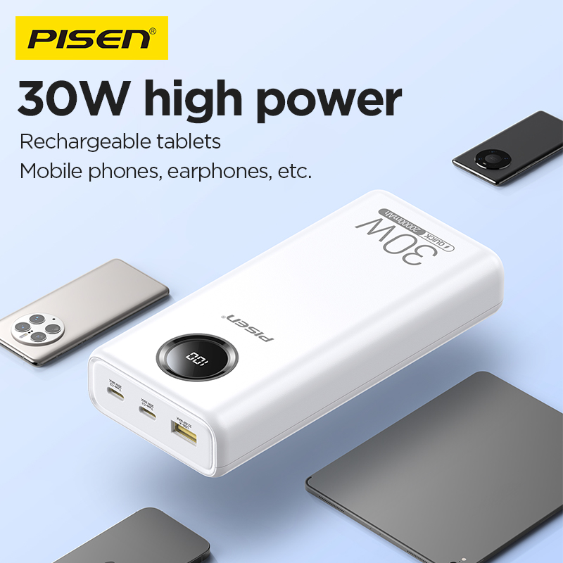 Pin dự phòng Pisen QUICK -Power Cube 30W 20000mAh TS-D337(GLB)