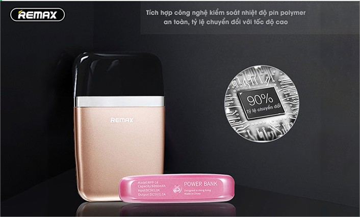 Pin dự phòng Remax Aroma 6.000mAh RPP-16