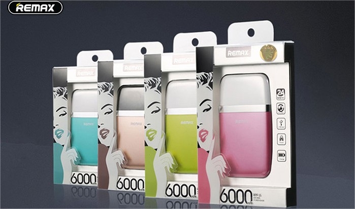 Pin dự phòng Remax Aroma 6.000mAh RPP-16