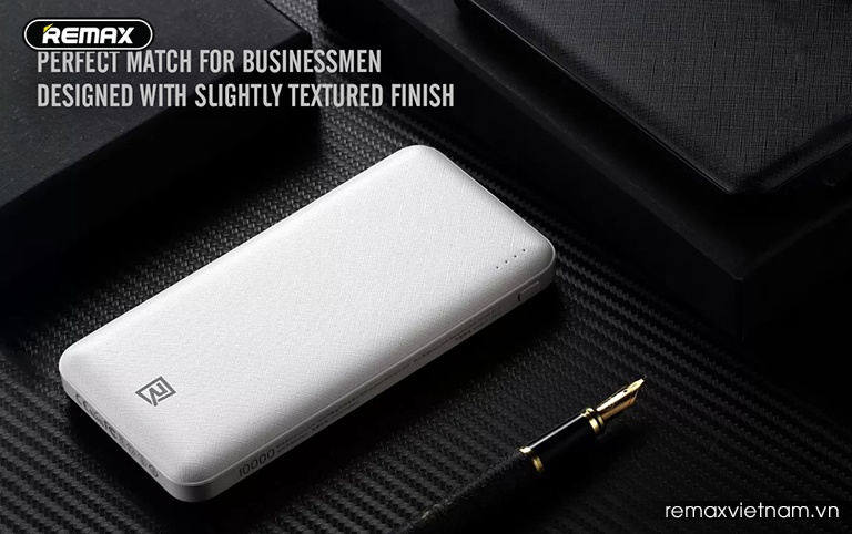 Pin dự phòng Remax Jane Series 2USB 10000mAh RPP-119 (Black/ White)